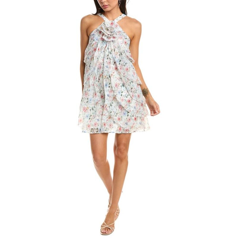 Fate Womens Sleeveless Mini Dress, White